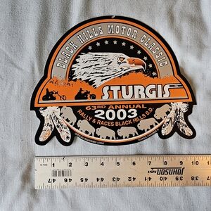 Sturgis Black Hills Motor Classic Wall Decor - Orange and Black